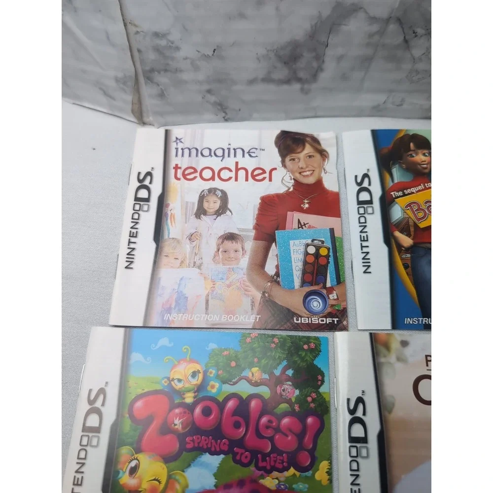 9x Nintendo DS Games Kids Girls Learning Cooking Babysitting Games Puppy Luv...